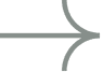 Gray, right-pointing arrow on a transparent background.