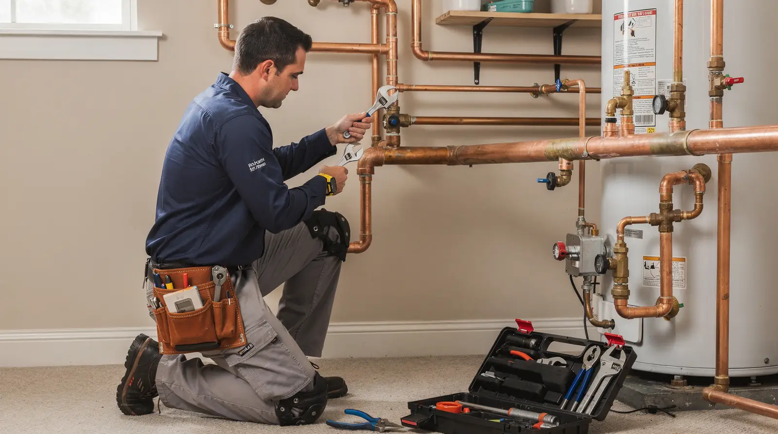 Pinhole leaks develop over time due to pipe corrosion linked to water chemistry, high acidity